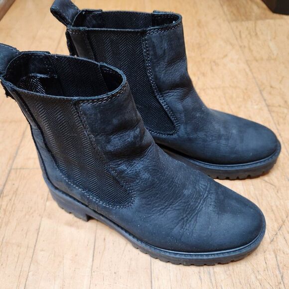 Timberland black leather boots / 8 - Picture 4 of 7